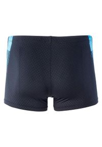AquaWave - Męskie Spodenki Kąpielowe Carbo. Kolor: niebieski, czarny, wielokolorowy. Styl: sportowy