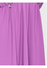 Kontatto Sukienka koktajlowa YM509 Fioletowy Regular Fit. Kolor: fioletowy. Materiał: syntetyk. Styl: wizytowy #3