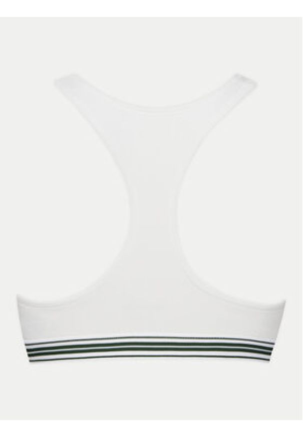 Lacoste Biustonosz top IF8167 Biały. Kolor: biały. Materiał: bawełna