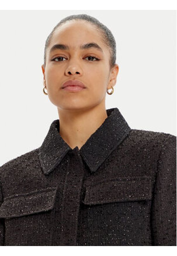 Lola Casademunt by Maite Marynarka MF2402016 Czarny Regular Fit. Kolor: czarny. Materiał: syntetyk