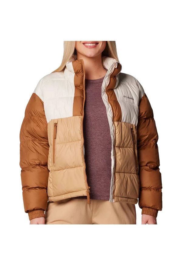 columbia - Kurtka Columbia Pike Lake II Cropped 2051361262 - multikolor. Kolor: wielokolorowy. Materiał: poliester, materiał, puch. Technologia: Omni-Heat (Columbia). Sezon: zima