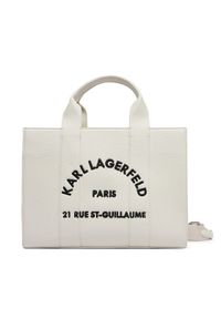 Karl Lagerfeld - KARL LAGERFELD Torebka B1W30041 Biały. Kolor: biały. Materiał: skórzane #1