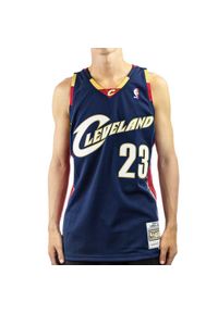 Koszulka męska do koszykówki Mitchell & Ness Cavaliers Lebron James. Kolor: niebieski. Sport: koszykówka