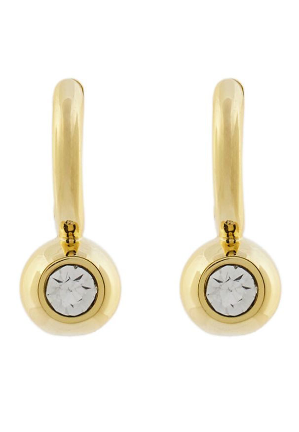 Fossil Kolczyki Bright Baubles JA7254710 Złoty. Materiał: metalowe. Kolor: złoty