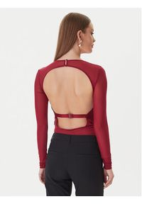 BARDOT - Bardot Body Farrah Lace 51150TB3 Bordowy. Kolor: czerwony. Materiał: syntetyk #5