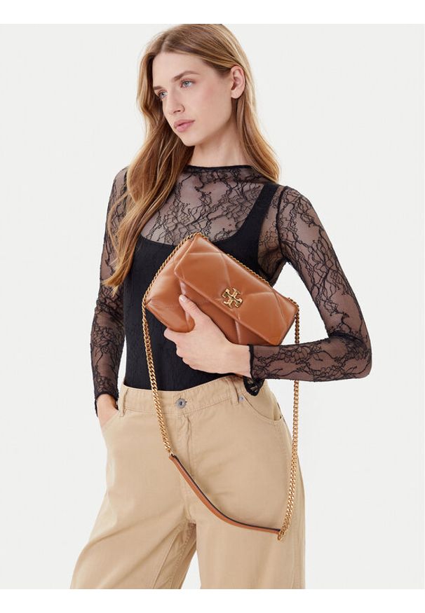 Tory Burch Torebka 154706 Brązowy. Kolor: brązowy. Materiał: skórzane