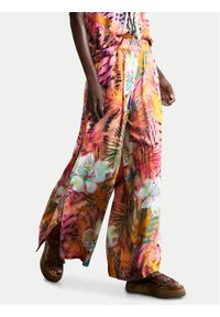 Desigual Spodnie materiałowe Swim Nasau 26SWPW56 Kolorowy Relaxed Fit. Materiał: wiskoza. Wzór: kolorowy #1