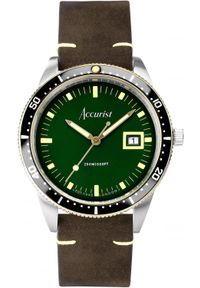 Zegarek Timex Zegarek męski Accurist 72000 brązowy. Kolor: brązowy #1