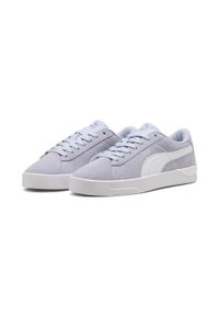 Puma - Damskie sneakersy Jada Classic z zamszu PUMA. Kolor: biały, wielokolorowy, niebieski. Materiał: zamsz. Sport: tenis