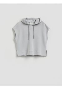 Reserved - Bluza bez rękawów - jasnoszary. Kolor: szary. Materiał: dzianina. Długość rękawa: bez rękawów #1