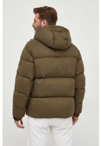 TOMMY HILFIGER - Tommy Hilfiger kurtka puchowa męska kolor zielony zimowa. Kolor: zielony. Materiał: puch. Sezon: zima #5