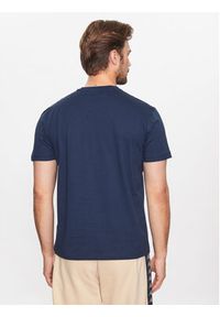 Kappa T-Shirt 303910 Granatowy Regular Fit. Kolor: niebieski. Materiał: bawełna