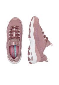 skechers - Skechers Sneakersy D'LITES 13142 MVE Różowy. Kolor: różowy. Materiał: materiał