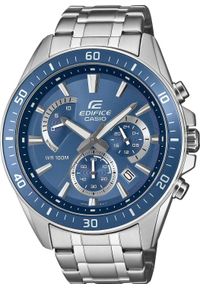 Zegarek sportowy EDIFICE Casio Edifice EFR-552D-2AVUEF100m srebrny. Kolor: srebrny. Styl: sportowy