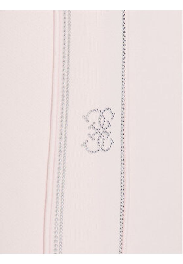 Guess Spodnie dresowe V5BB12 KCX22 Różowy Wide Leg. Kolor: różowy. Materiał: syntetyk