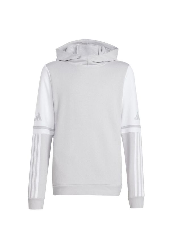 Adidas - Bluza dla dzieci adidas Squadra 25 Sweat Hoody. Kolor: biały, wielokolorowy, szary