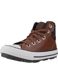 Converse - Buty CONVERSE CHUCK TAYLOR ALL STAR BERKSHIRRE BOOT HI Brązowy. Okazja: na co dzień. Kolor: brązowy. Materiał: syntetyk, tkanina, skóra. Model: Converse All Star