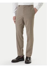 Hugo - HUGO Garnitur Henry/Getlin232X 50557616 Beżowy Slim Fit. Kolor: beżowy. Materiał: syntetyk #2