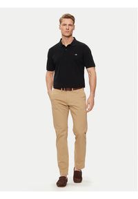 GANT - Gant Polo Shield 2210 Czarny Regular Fit. Typ kołnierza: polo. Kolor: czarny. Materiał: bawełna #3