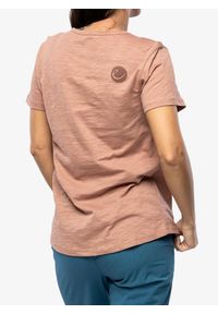 EDELRID - Koszulka bawełniana damska Edelrid Highball T-Shirt V. Kolor: różowy. Materiał: bawełna