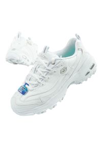 skechers - Buty sportowe damskie Skechers D'lites-Fresh Start. Kolor: biały. Materiał: materiał, skóra. Szerokość cholewki: normalna