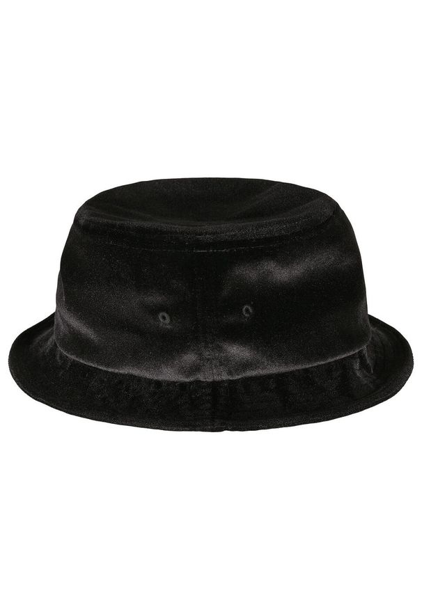 FLEXFIT - Velvet Bucket Hat. Kolor: czarny