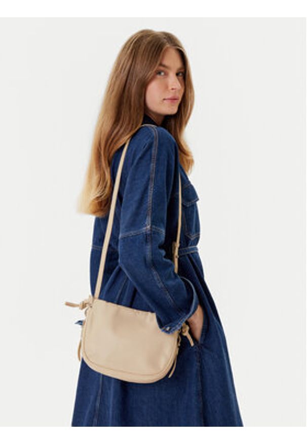 Pieces Torebka Fpballoon 17156970 Écru. Materiał: skórzane