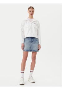 Tommy Jeans Wiatrówka Essential DW0DW20672 Biały Relaxed Fit. Kolor: biały. Materiał: syntetyk #5