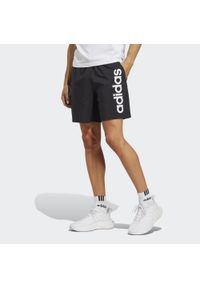 Adidas - Spodenki krótkie sportowe AEROREADY Essentials Chelsea. Kolor: czarny. Materiał: materiał. Długość: krótkie