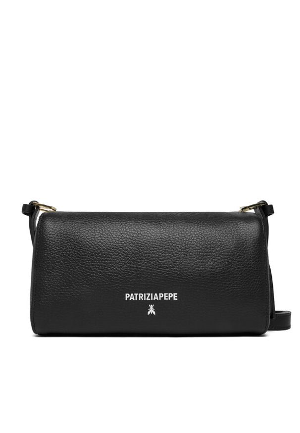 Patrizia Pepe Torebka 8B0255/L001-K103 Czarny. Kolor: czarny. Materiał: skórzane