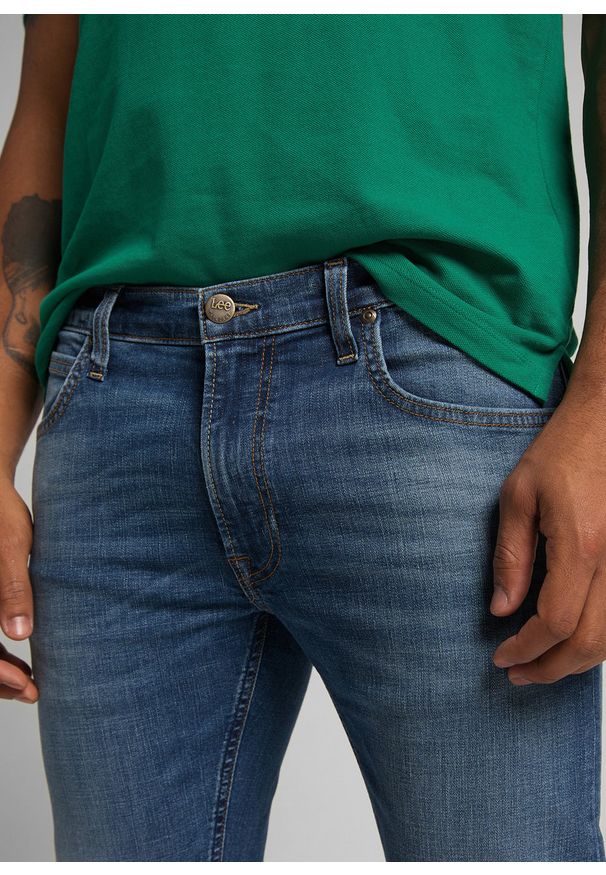 Lee - LEE DAREN ZIP FLY MĘSKIE SPODNIE JEANSOWE MIDVISUALCODY L707NLQN 112118294