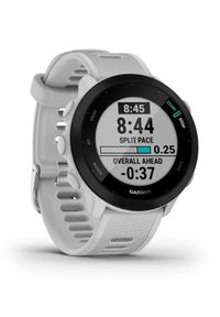 GARMIN - Zegarek sportowy Garmin Forerunner 55 biały. Rodzaj zegarka: smartwatch. Kolor: biały. Materiał: materiał. Styl: sportowy