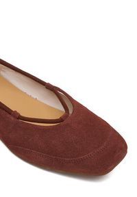 Patrizia Pepe Baleriny 8Z0123/L152-B882 Brązowy. Kolor: brązowy. Materiał: zamsz, skóra #3