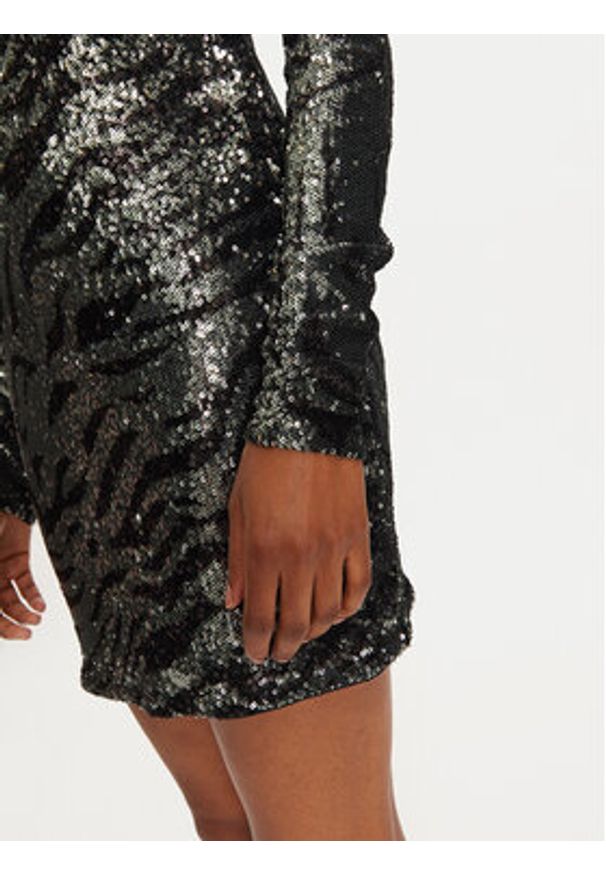 BARDOT - Bardot Sukienka koktajlowa 58950DB1 Czarny Regular Fit. Kolor: czarny. Materiał: syntetyk. Styl: wizytowy