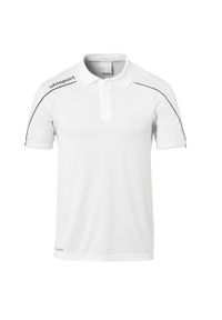 UHLSPORT - Polo Uhlsport Stream 22. Typ kołnierza: polo. Kolor: czarny, biały, wielokolorowy. Materiał: materiał, poliester. Sport: fitness, piłka nożna