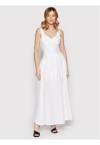 Silvian Heach Sukienka codzienna PGP22129VE Biały Regular Fit. Okazja: na co dzień. Kolor: biały. Materiał: wiskoza. Typ sukienki: proste. Styl: casual #1