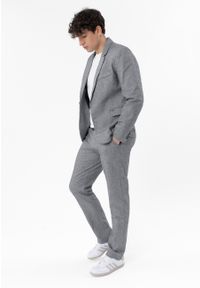 Volcano - Materiałowe spodnie R-TONI. Materiał: materiał. Styl: klasyczny, elegancki #1