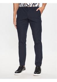 BOSS - Boss Spodnie materiałowe Kaito1_T 50487754 Granatowy Slim Fit. Kolor: niebieski. Materiał: bawełna, syntetyk