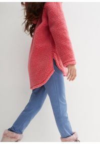 bonprix - Bluza z polaru. Typ kołnierza: kaptur. Kolor: różowy. Materiał: polar #2