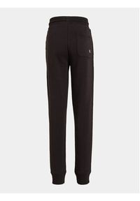 Calvin Klein Jeans Spodnie dresowe Logo IU0IU00604 Czarny Regular Fit. Kolor: czarny. Materiał: bawełna #4