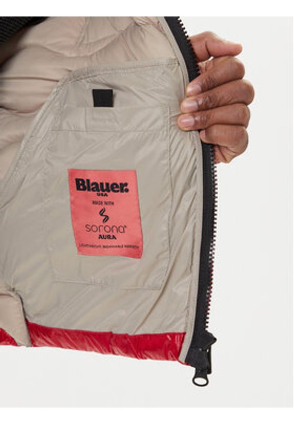 Blauer Kurtka przejściowa 25WBLUC02080 00598 Czerwony Regular Fit. Kolor: czerwony. Materiał: syntetyk