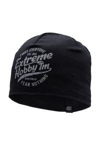 Czapka zimowa męska beanie EXTREME HOBBY WHEEL. Kolor: czarny. Materiał: elastan, bawełna. Sezon: zima. Styl: casual #1