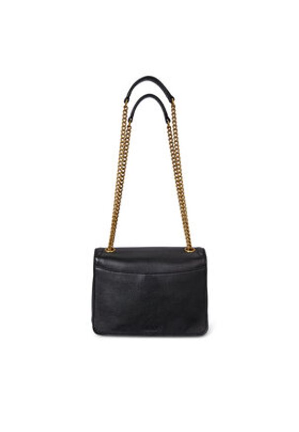 Lauren Ralph Lauren - LAUREN RALPH LAUREN Torebka 431974552001 Czarny. Kolor: czarny. Materiał: skórzane