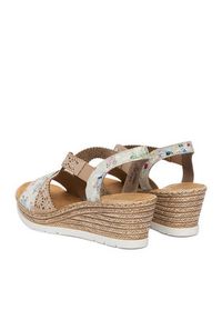Rieker Sandały CEO-61916-90 Beżowy. Kolor: beżowy. Materiał: skóra #8