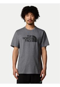 The North Face T-Shirt Easy NF0A8A6C Szary Regular Fit. Kolor: szary. Materiał: syntetyk, bawełna #1