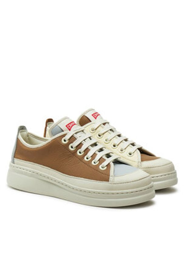 Camper Sneakersy Tws K201626-008 Beżowy. Kolor: beżowy. Materiał: skóra