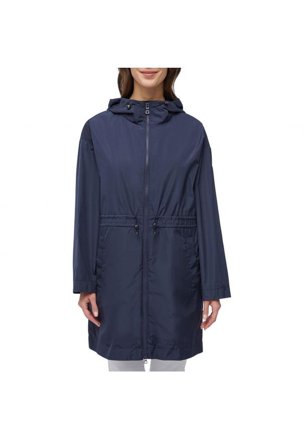 Geox - Kurtka GEOX W BULMYA LONG PARKA Niebieski. Kolor: niebieski. Materiał: tkanina