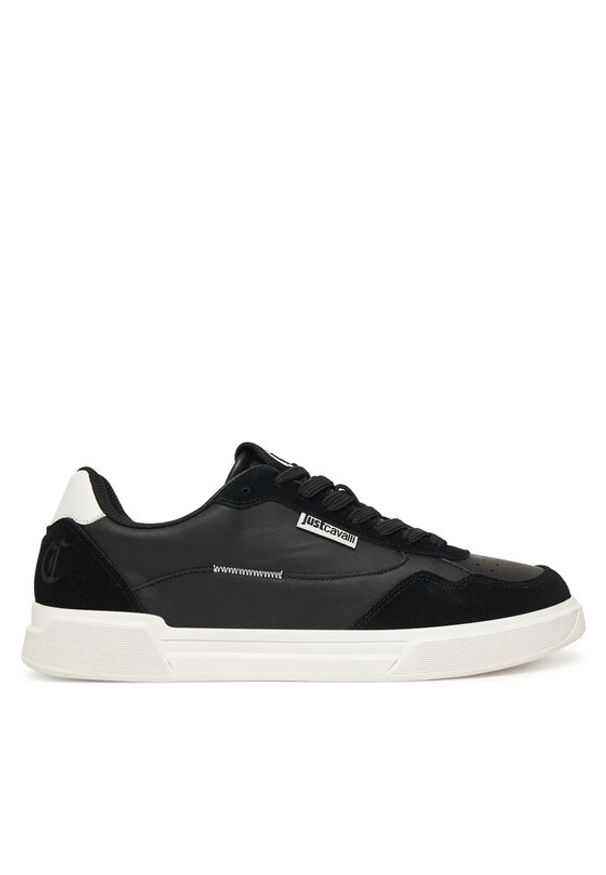 Just Cavalli Sneakersy 79QA3SB2 ZPB51 Czarny. Kolor: czarny. Materiał: skóra