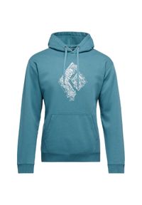 Bluza z kapturem Black Diamond Engineered. Typ kołnierza: kaptur. Kolor: niebieski. Sport: wspinaczka #1