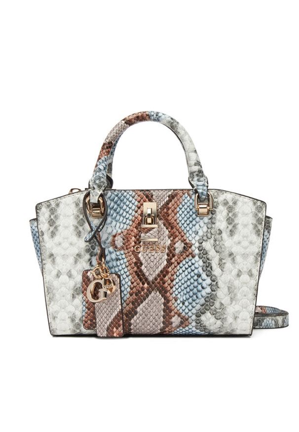 Guess Torebka Queensland Mini HWKG96 55760 Kolorowy. Wzór: kolorowy. Materiał: skórzane